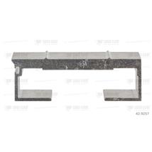 Cargo Floor Alu léc profil 10/97mm bordázott - szimpla tömítéshez