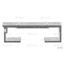 Cargo Floor Alu léc profil 6/112mm bordázott - szimpla tömítéshez