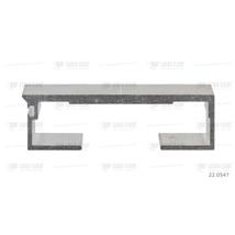 Cargo Floor Alu léc profil 6/112mm sima - szimpla tömítéshez