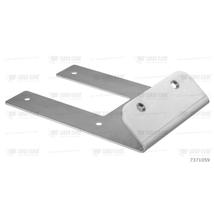 INOX védő  profil (acélpapucs), 112 mm-es záróvégre