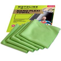 Motoline 5 db Nano Plexi Towel - extra finom törlőkendő 20x20cm
