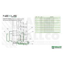 HALLCO REPLACEMENT MICROFIBRE PRESSURE FILTER ELEMENT 25 MICRON