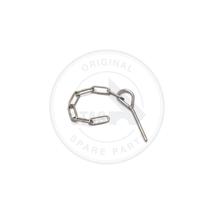 PIN + CHAIN - LOCK HOLDER REAR DOOR / SPRING STAINLESS STEEL 6 MM
