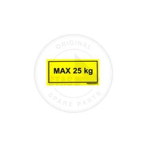 MAX 25 KG matrica