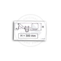DRIVING HEIGHT H=300 MM   martica