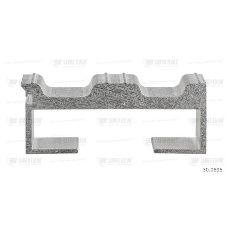 Cargo Floor Alu léc profil 8-18/112mm HDI - szimpla tömítéshez