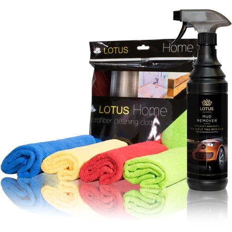 LOTUS Mud Remover Sároldó + Mikroszálas kendő
