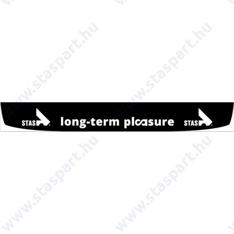 Sárfogó gumi hosszú fekete "STAS" logóval